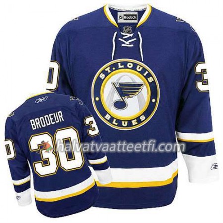 Reebok Miesten NHL St. Louis Blues Pelipaita Martin Brodeur #30 Kolmas Sininen