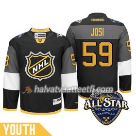 Lasten NHL 2016 All Star Premier-Nashville Predators Pelipaita Roman Josi #59 Musta Paita