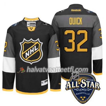 2016 All Star NHL Premier-Los Angeles Kings Pelipaita Jonathan Quick #32 Musta Paita