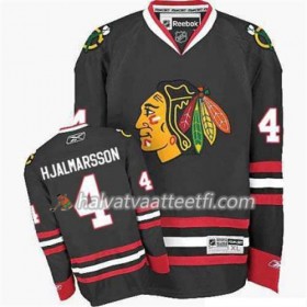 Reebok Naisten NHL Chicago Blackhawks Pelipaita Niklas Hjalmarsson 4 Musta Kolmas