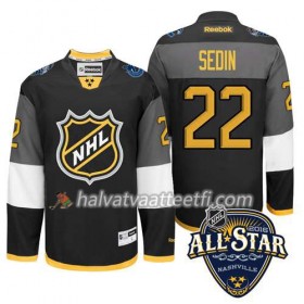 2016 All Star NHL Premier-Vancouver Canucks Pelipaita Daniel Sedin #22 Musta Paita
