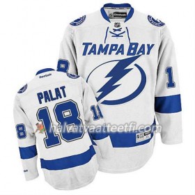 Reebok Miesten NHL Tampa Bay Lightning Pelipaita Ondrej Palat #18 Vieras Valkoinen