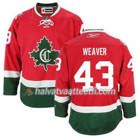 Reebok Miesten NHL Montreal Canadiens Pelipaita Mike Weaver #43 Kolmas Uusi Punainen
