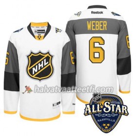 2016 All Star NHL Premier-Nashville Predators Pelipaita Shea Weber #6 Valkoinen Paita