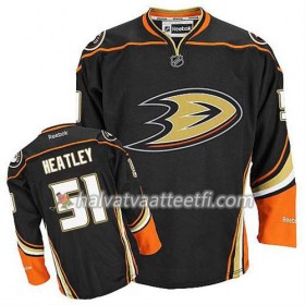 Reebok Miesten NHL Anaheim Ducks Pelipaita Dany Heatley #51 Kolmas Musta