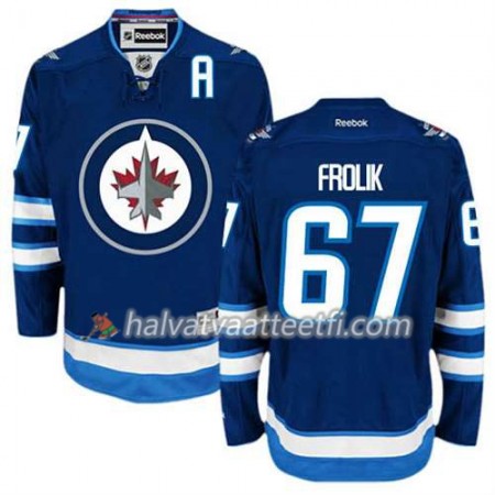 Reebok Miesten NHL Winnipeg Jets Pelipaita Michael Frolik #67 Koti Sininen Reebok Miesten NHL Winnipeg Jets Pelipaita Michael Frolik #67 Koti Sininen