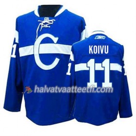Reebok Miesten NHL Montreal Canadiens Pelipaita Saku Koivu #11 Kolmas Sininen