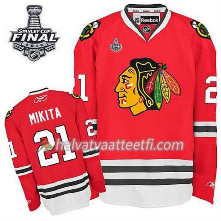 Reebok Miesten NHL Chicago Blackhawks Pelipaita Stan Mikita #21 Koti Punainen 2015 Stanley Cup Reebok Miesten NHL Chicago Blackhawks Pelipaita Stan Mikita #21 Koti Punainen 2015 Stanley Cup