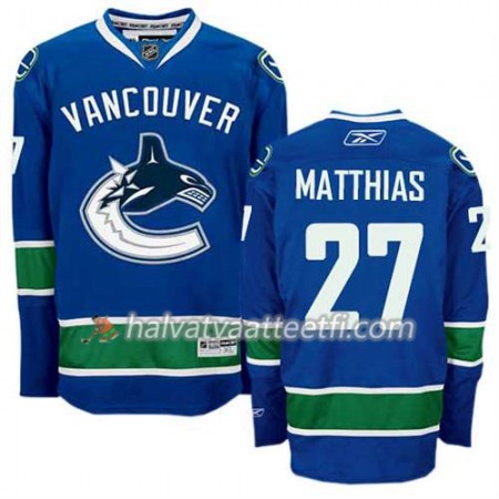 Reebok Miesten NHL Vancouver Canucks Pelipaita Shawn Matthias #27 Koti Sininen Reebok Miesten NHL Vancouver Canucks Pelipaita Shawn Matthias #27 Koti Sininen