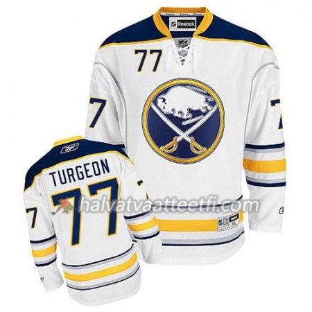 Reebok Miesten NHL Buffalo Sabres Pelipaita Pierre Turgeon #77 Vieras Valkoinen Reebok Miesten NHL Buffalo Sabres Pelipaita Pierre Turgeon #77 Vieras Valkoinen