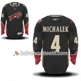 Reebok Miesten NHL Phoenix Coyotes Zbynek Michalek 4 Musta Kolmas