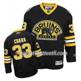 Reebok Miesten NHL Boston Bruins Pelipaita Zdeno Chara #33 Kolmas Musta