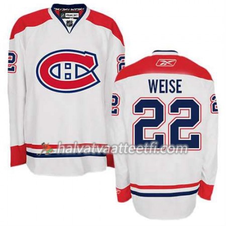 Reebok Miesten NHL Montreal Canadiens Pelipaita Dale Weise #22 Vieras Valkoinen