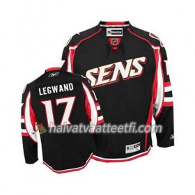 Reebok Miesten NHL Ottawa Senators Pelipaita David Legwand #17 Kolmas Musta