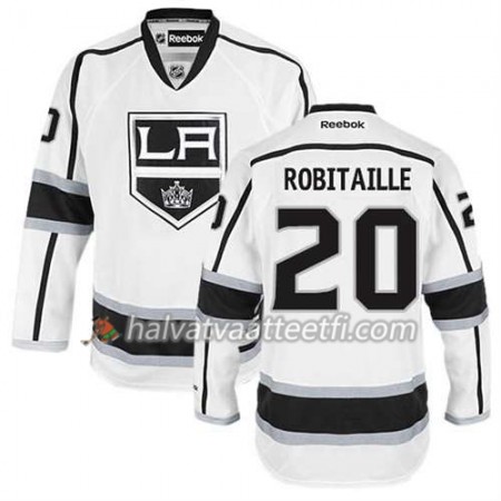 Reebok Miesten NHL Los Angeles Kings Pelipaita Luc Robitaille #20 Vieras Valkoinen
