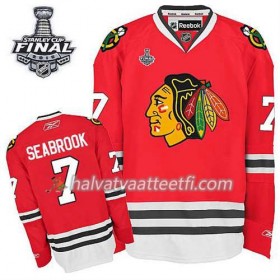 Lasten NHL Chicago Blackhawks Pelipaita Brent Seabrook #7 Koti Punainen 2015 Stanley Cup
