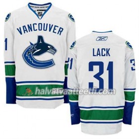 Reebok Miesten NHL Vancouver Canucks Pelipaita Eddie Lack #31 Vieras Valkoinen