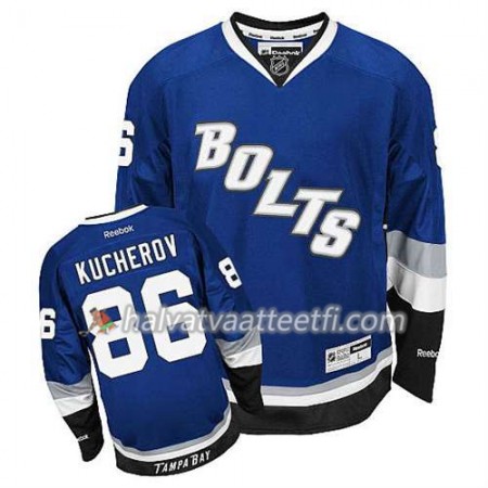 Reebok Miesten NHL Tampa Bay Lightning Pelipaita Nikita Kucherov #86 Kolmas Sininen
