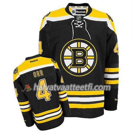 2015 Reebok Miesten NHL Boston Bruins Pelipaita Bobby Orr #4 Koti Musta