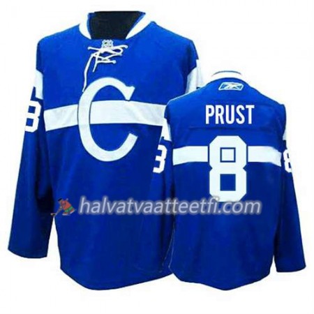 Reebok Miesten NHL Montreal Canadiens Pelipaita Brandon Prust #8 Kolmas Sininen