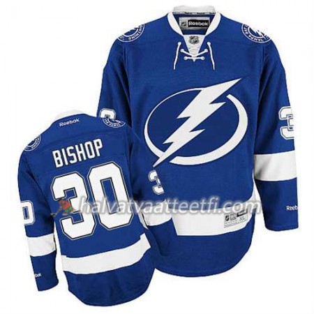 Reebok Miesten NHL Tampa Bay Lightning Pelipaita Ben Bishop #30 Koti Sininen