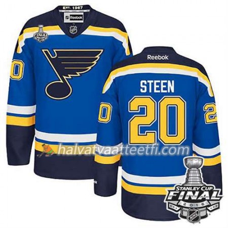 Reebok NHL St. Louis Blues Pelipaita Alexander Steen #20 Sininen Koti 2016 Stanley Cup Reebok NHL St. Louis Blues Pelipaita Alexander Steen #20 Sininen Koti 2016 Stanley Cup