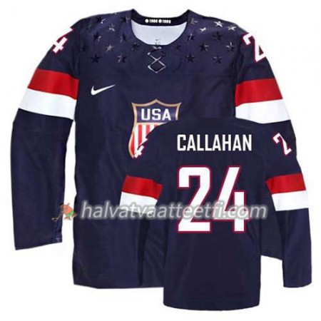 Lasten NHL Premier Olympic-USA Team Pelipaita Ryan Callahan #24 Vieras Sininen Paita Lasten NHL Premier Olympic-USA Team Pelipaita Ryan Callahan #24 Vieras Sininen Paita