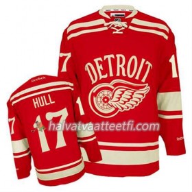 Reebok Miesten NHL Detroit Red Wings Pelipaita Brett Hull #17 2014 Winter Classic Punainen