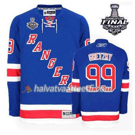 Reebok Miesten NHL New York Rangers Pelipaita Wayne Gretzky #99 Koti Sininen 2014 Stanley Cup Reebok Miesten NHL New York Rangers Pelipaita Wayne Gretzky #99 Koti Sininen 2014 Stanley Cup