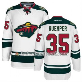 Reebok Miesten NHL Minnesota Wild Pelipaita Darcy Kuemper #35 Vieras Valkoinen