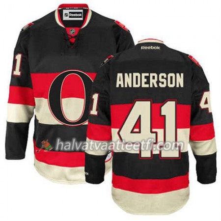 Reebok Miesten NHL Ottawa Senators Pelipaita Craig Anderson #41 Uusi Kolmas Musta