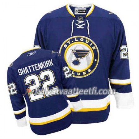Reebok Miesten NHL St. Louis Blues Pelipaita Kevin Shattenkirk #22 Kolmas Sininen