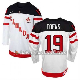 Lasten NHL Premier Olympic-Canada Team Pelipaita Jonathan Toews #19 100th Anniversary Valkoinen Paita