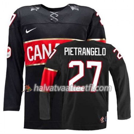 Reebok Naisten NHL Premier Olympic-Canada Team Pelipaita Alex Pietrangelo #27 Kolmas Musta Paita Reebok Naisten NHL Premier Olympic-Canada Team Pelipaita Alex Pietrangelo #27 Kolmas Musta Paita