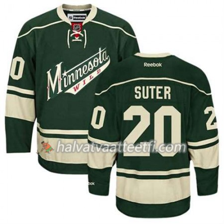 Reebok Miesten NHL Minnesota Wild Pelipaita Ryan Suter #20 Kolmas Vihreä