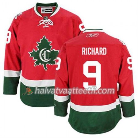 Reebok Miesten NHL Montreal Canadiens Pelipaita Maurice Richard #9 Kolmas Uusi Punainen