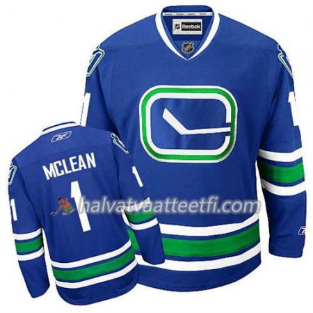 Reebok Miesten NHL Vancouver Canucks Pelipaita Kirk Mclean #1 Kolmas Sininen Reebok Miesten NHL Vancouver Canucks Pelipaita Kirk Mclean #1 Kolmas Sininen
