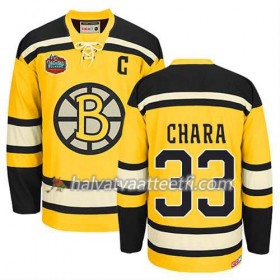 Reebok Miesten NHL Boston Bruins Pelipaita Zdeno Chara #33 Winter Classic Kulta