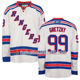 Reebok Miesten NHL New York Rangers Pelipaita Wayne Gretzky #99 Vieras Valkoinen