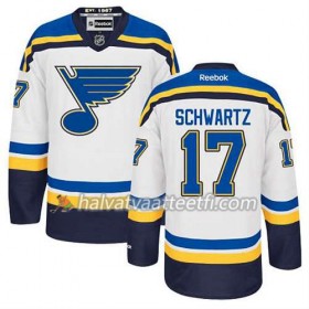 Reebok Miesten NHL St. Louis Blues Pelipaita Jaden Schwartz #17 Vieras Valkoinen