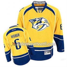Reebok Miesten NHL Nashville Predators Pelipaita Shea Weber #6 Koti Kulta