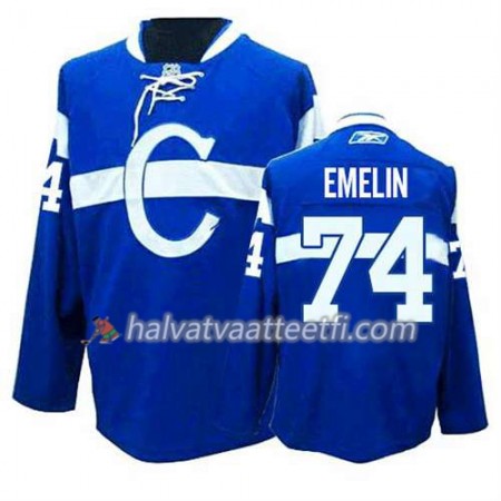Reebok Miesten NHL Montreal Canadiens Pelipaita Alexei Emelin #74 Kolmas Sininen Reebok Miesten NHL Montreal Canadiens Pelipaita Alexei Emelin #74 Kolmas Sininen