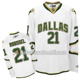 Reebok Miesten NHL Dallas Stars Pelipaita Antoine Roussel #21 Kolmas Valkoinen