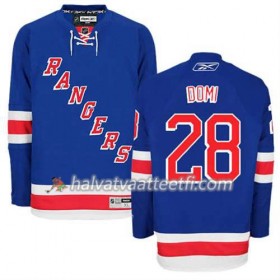 Reebok Miesten NHL New York Rangers Pelipaita Tie Domi #28 Koti Sininen