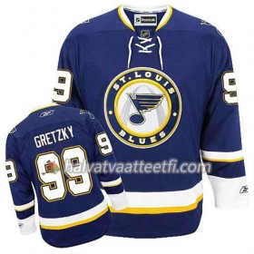 Reebok Miesten NHL St. Louis Blues Pelipaita Wayne Gretzky #99 Kolmas Sininen