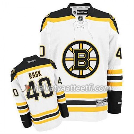Reebok Miesten NHL Boston Bruins Pelipaita Tuukka Rask #40 Vieras Valkoinen Reebok Miesten NHL Boston Bruins Pelipaita Tuukka Rask #40 Vieras Valkoinen