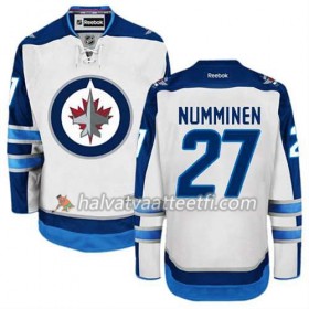 Reebok Miesten NHL Winnipeg Jets Pelipaita Teppo Numminen #27 Vieras Valkoinen