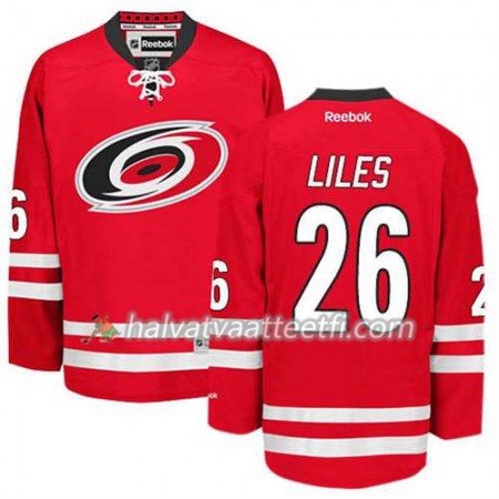 Reebok Miesten NHL Carolina Hurricanes Pelipaita John-Michael Liles #26 Koti Punainen Reebok Miesten NHL Carolina Hurricanes Pelipaita John-Michael Liles #26 Koti Punainen
