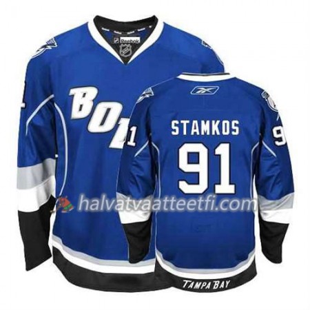 Reebok Miesten NHL Tampa Bay Lightning Pelipaita Steven Stamkos #91 Kolmas Sininen