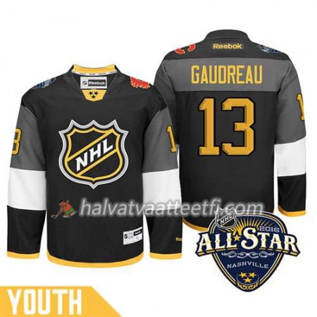 Lasten NHL 2016 All Star Premier-Calgary Flames Pelipaita Johnny Gaudreau #13 Musta Paita